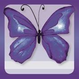 Butterfly cot card
